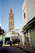 Rabat - la medina. Minareto della Grande Moschea Merenide (XIV sec). 